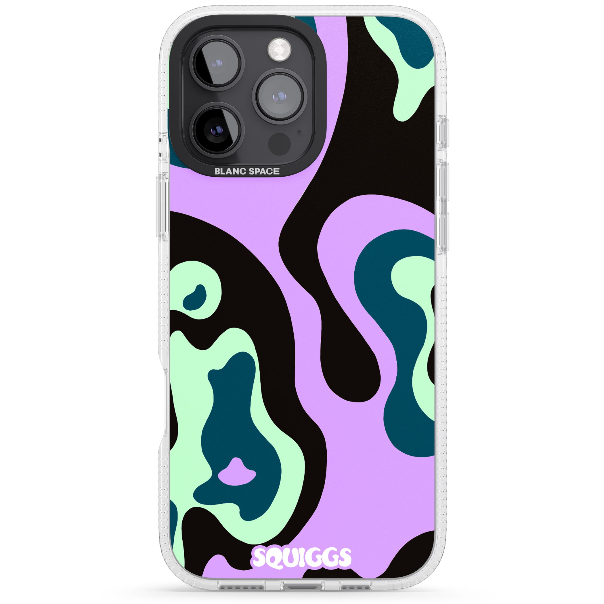 Purple River iPhone 16 Pro Max / 16 Pro Clear Case Impact Air - Blanc Space