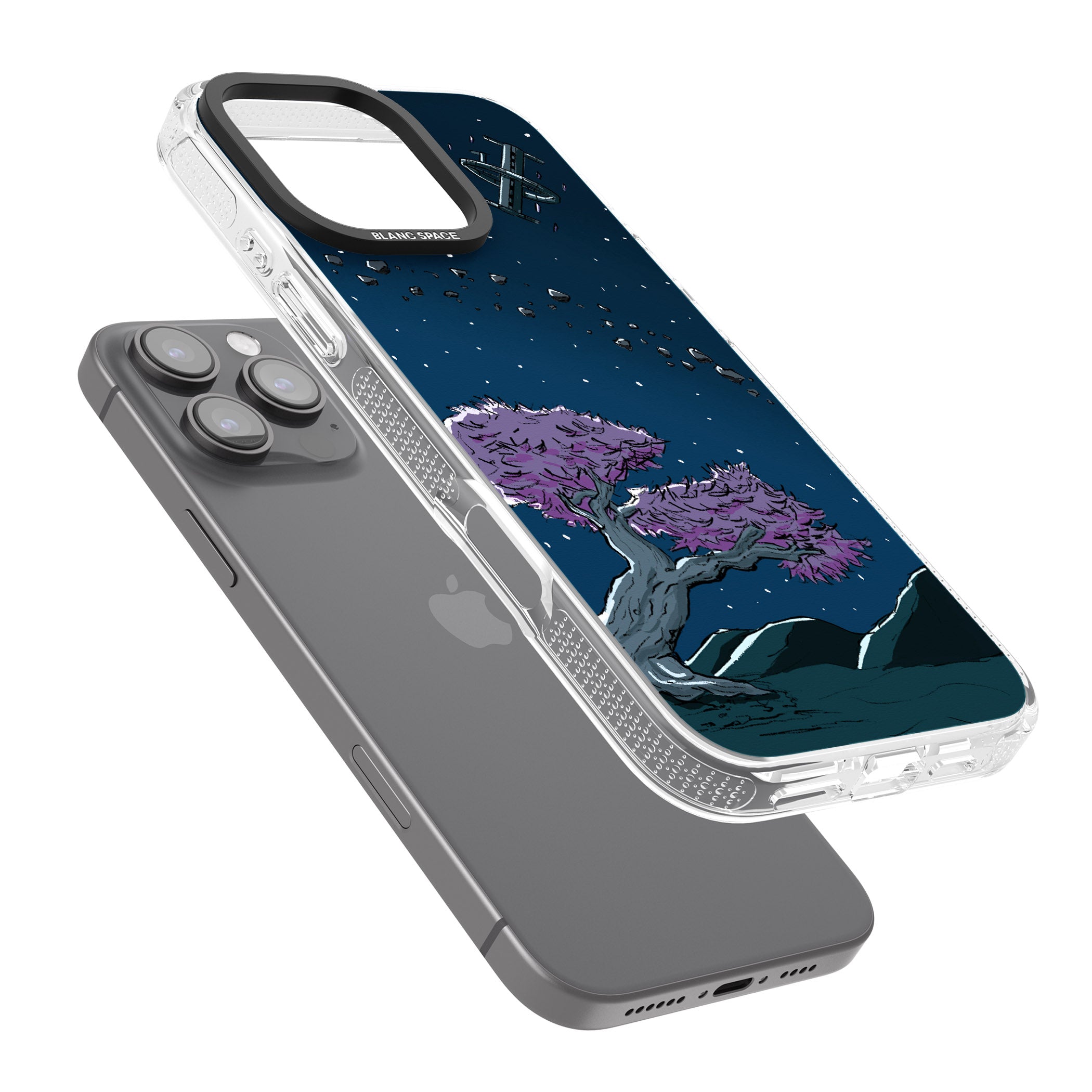 Orbit iPhone 16 Pro Max / 16 Pro Clear Case Impact Air - Blanc Space