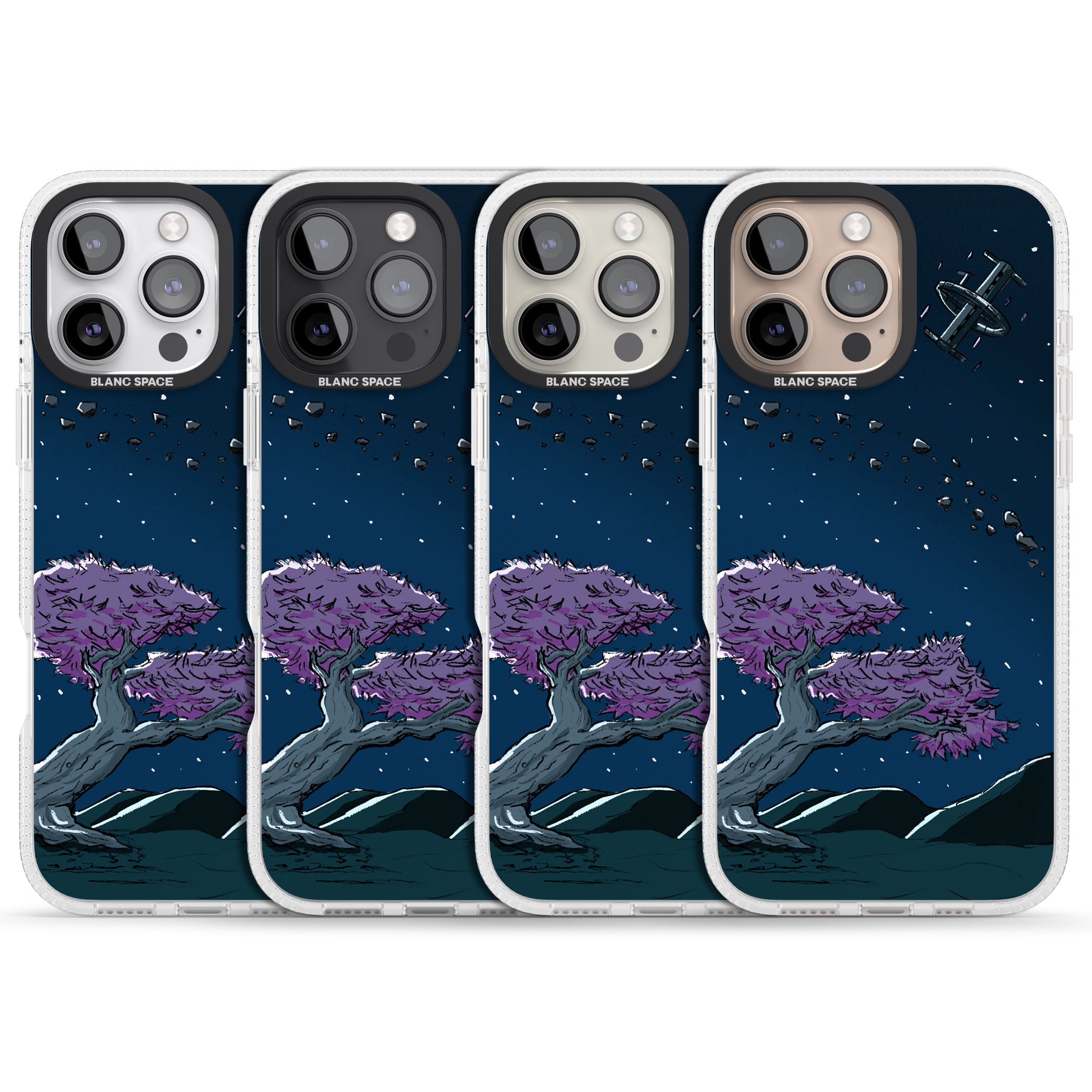 Orbit iPhone 16 Pro Max / 16 Pro Clear Case Impact Air - Blanc Space