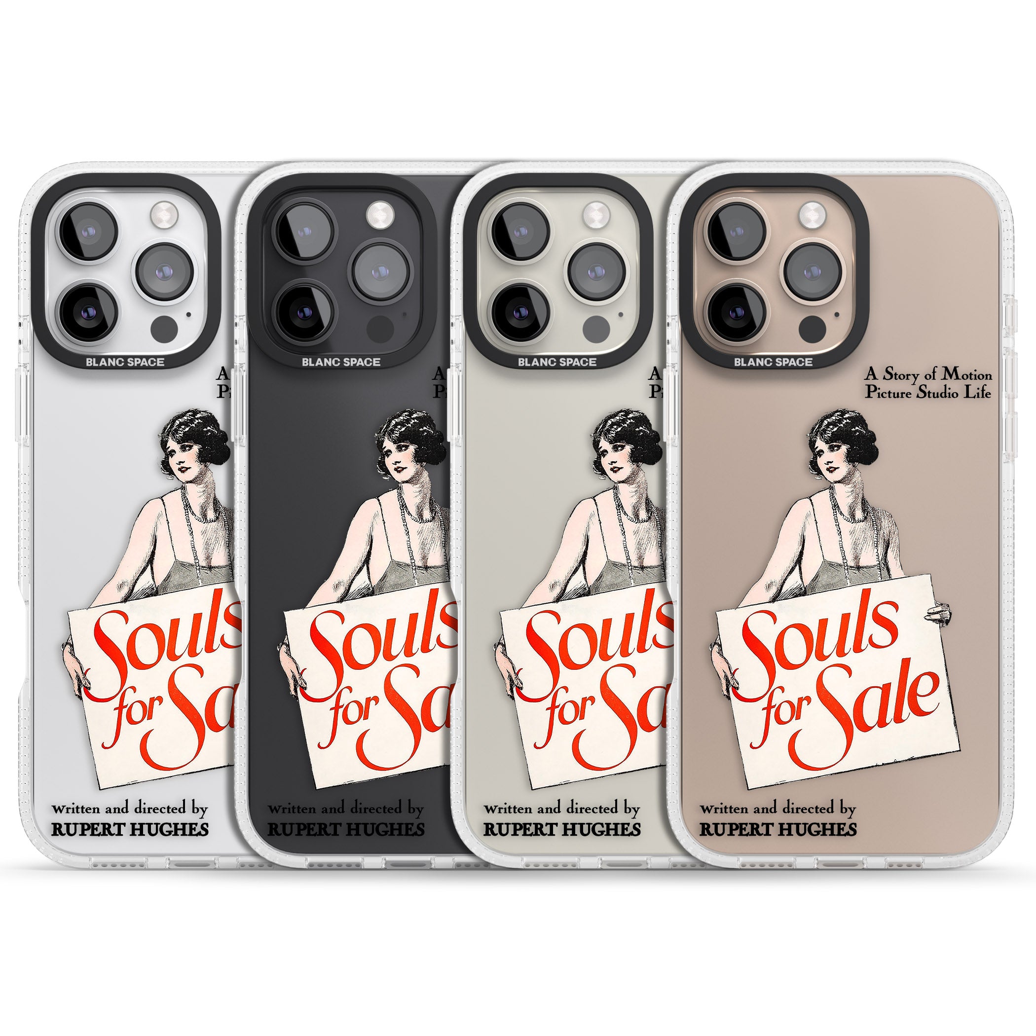 Souls for Sale Poster iPhone 16 Pro Max / 16 Pro Clear Case Impact Air - Blanc Space