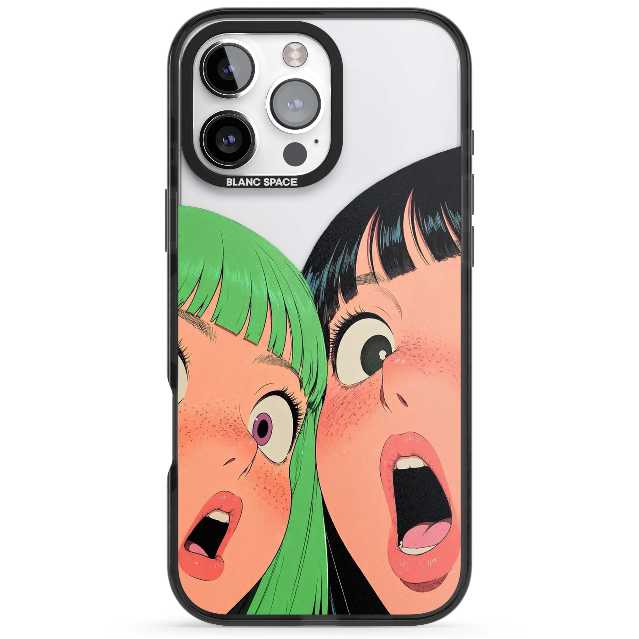 Gasp for her iPhone case | Black Impact case for iPhone 16 Pro, iPhone 16 Pro Max
