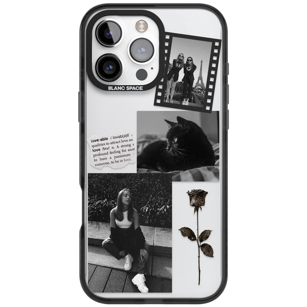 Personalised Black & White Scrapbook Photos
