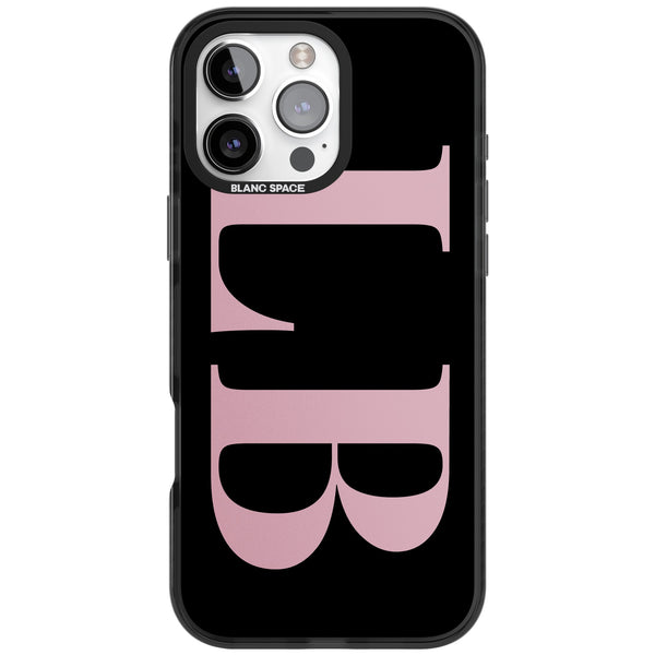 Personalised Pink & Black Letters
