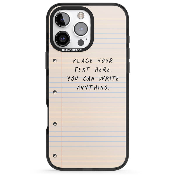 Personalised Lined Paper