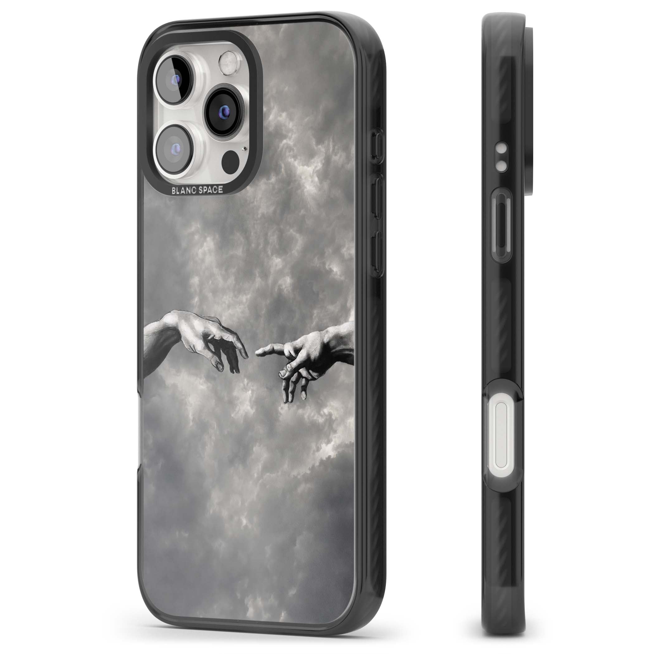 Creation art iPhone case | Black Impact case for iPhone 16 Pro, iPhone 16 Pro Max