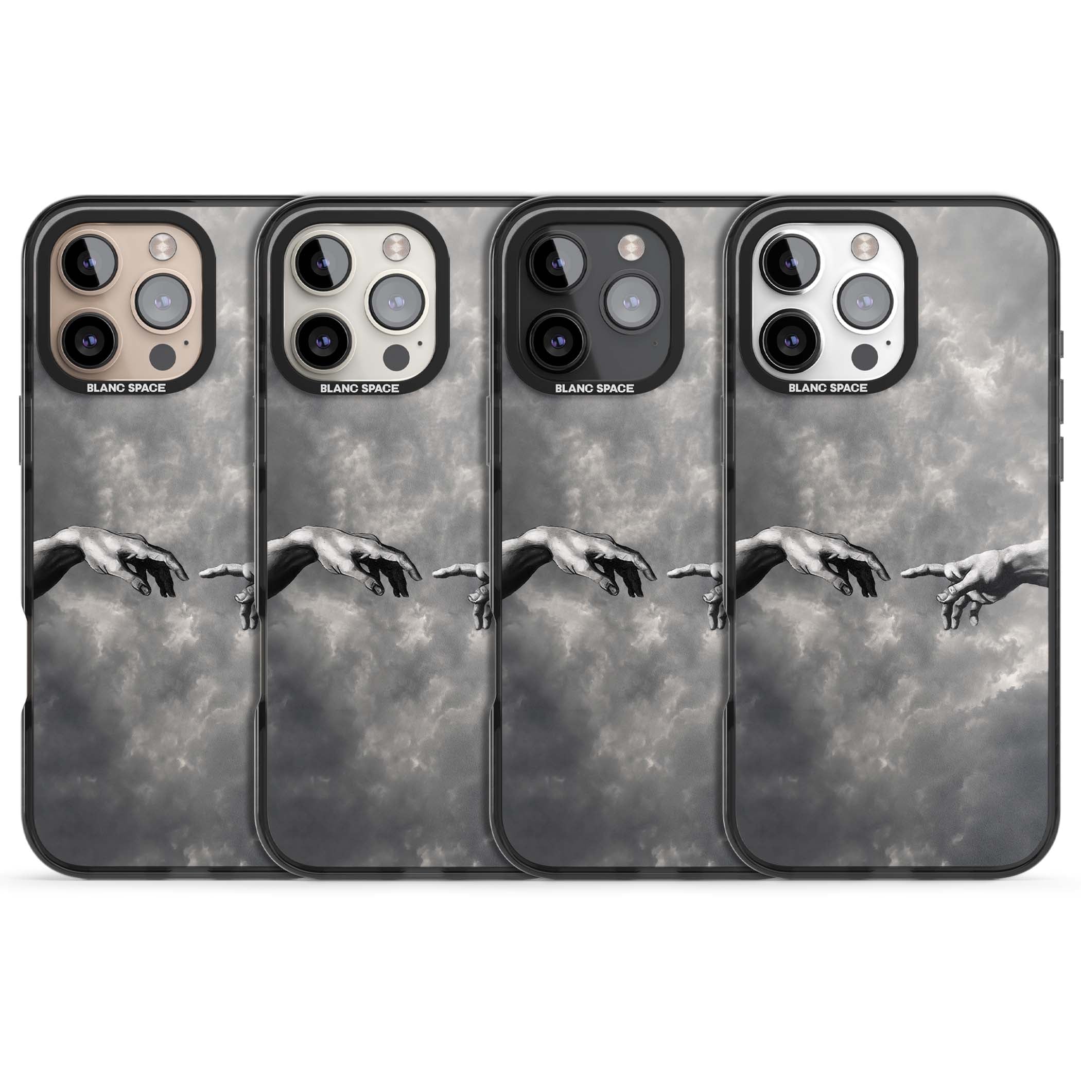 Creation art iPhone case | Black Impact case for iPhone 16 Pro, iPhone 16 Pro Max
