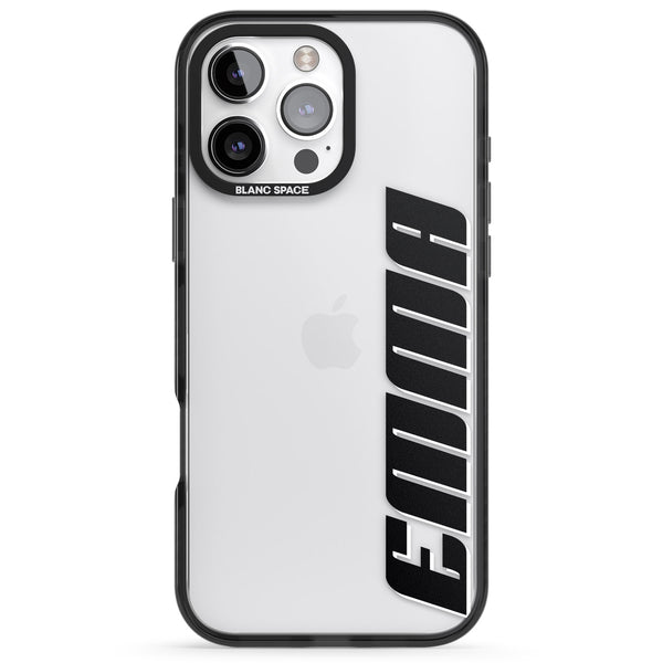 Personalised Vertical Bold Name