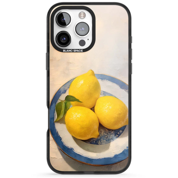 Lemons on Porcelain