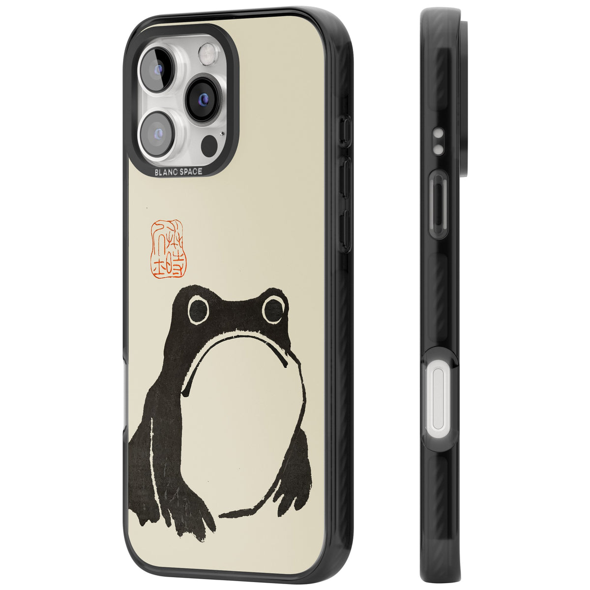Matsumoto Hoji iPhone 16 Pro / iPhone 16 Pro Max Impact Black Phone Case side