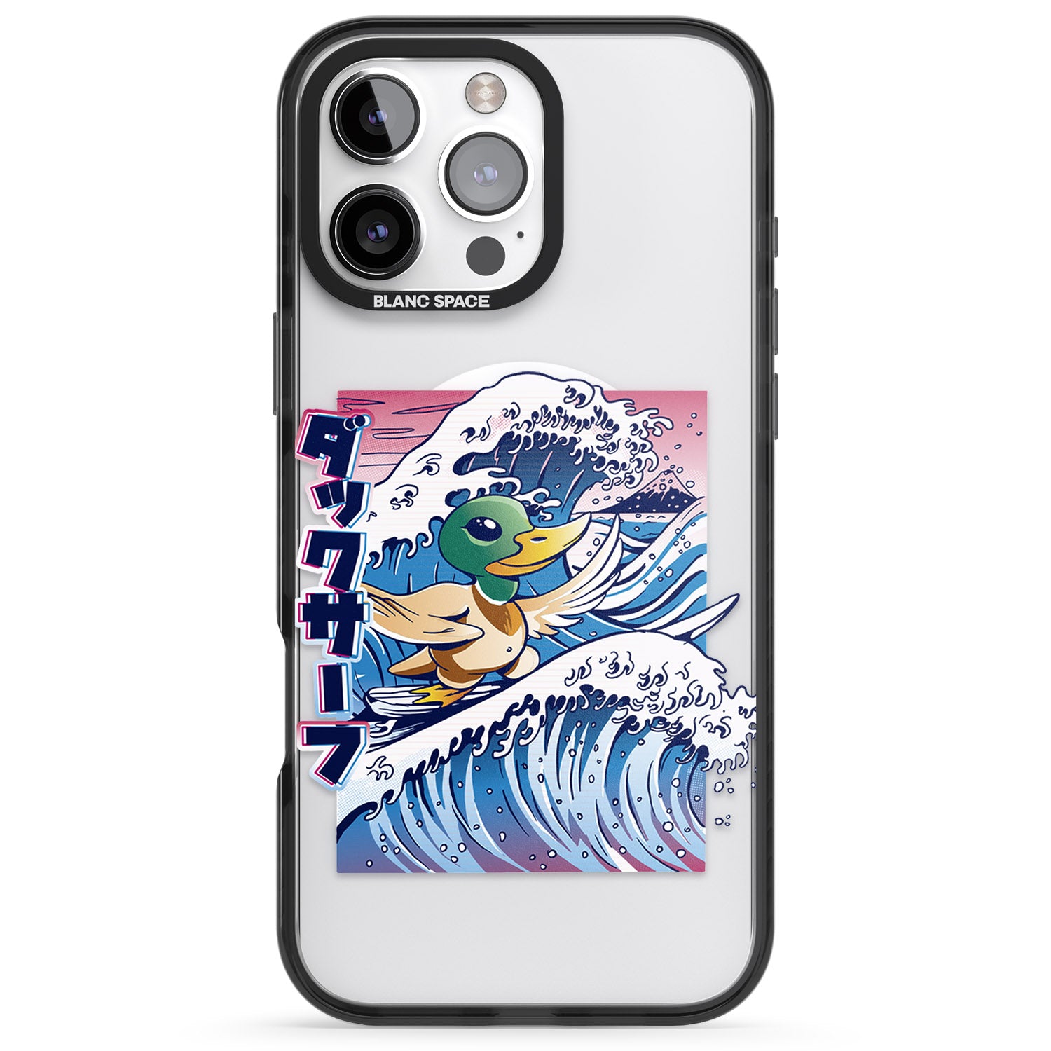 iPhone 16 Pro Max Duck Surf Black Impact Phone Case