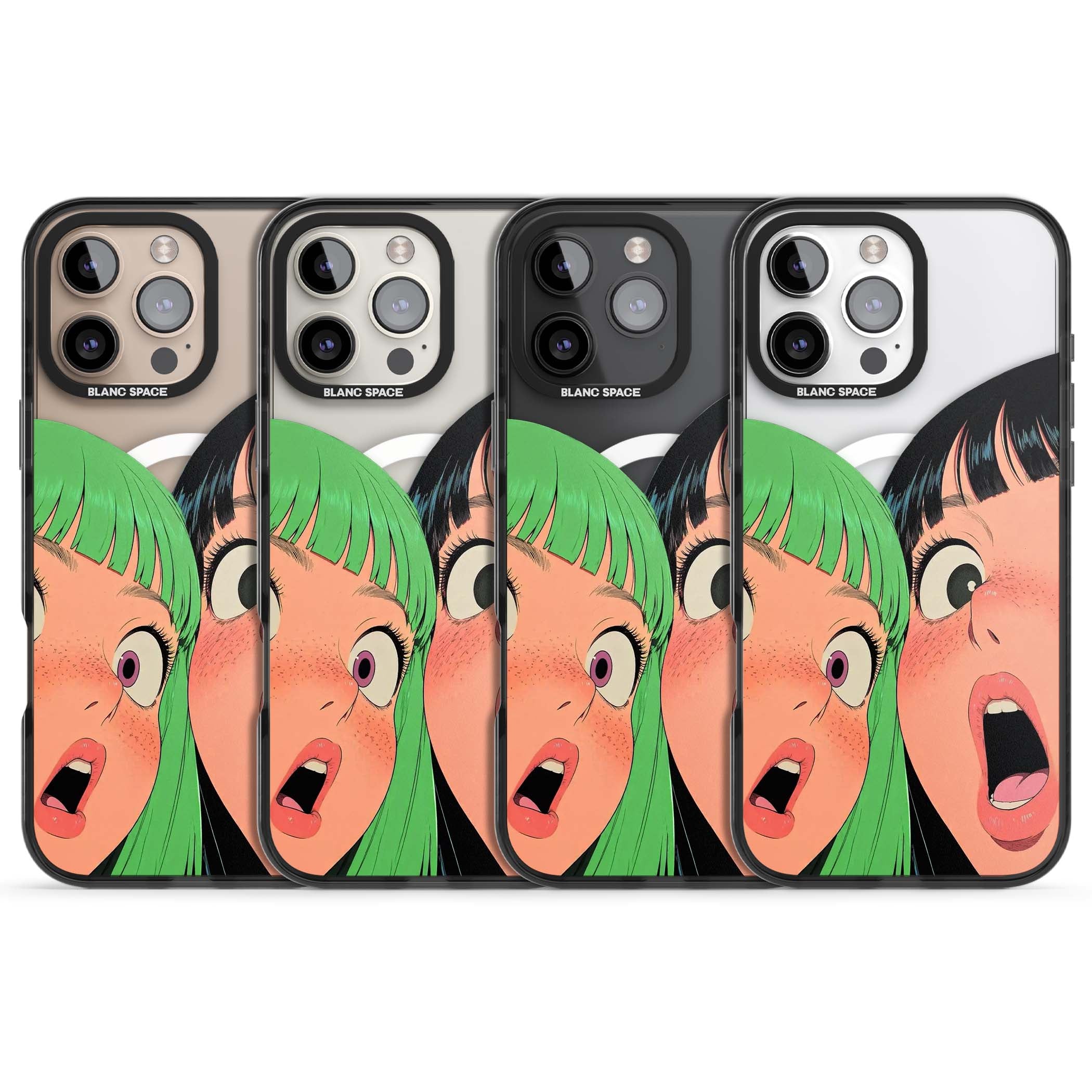 Gasp for her iPhone case | Black Impact Magsafe case for iPhone 16 Pro, iPhone 16 Pro Max