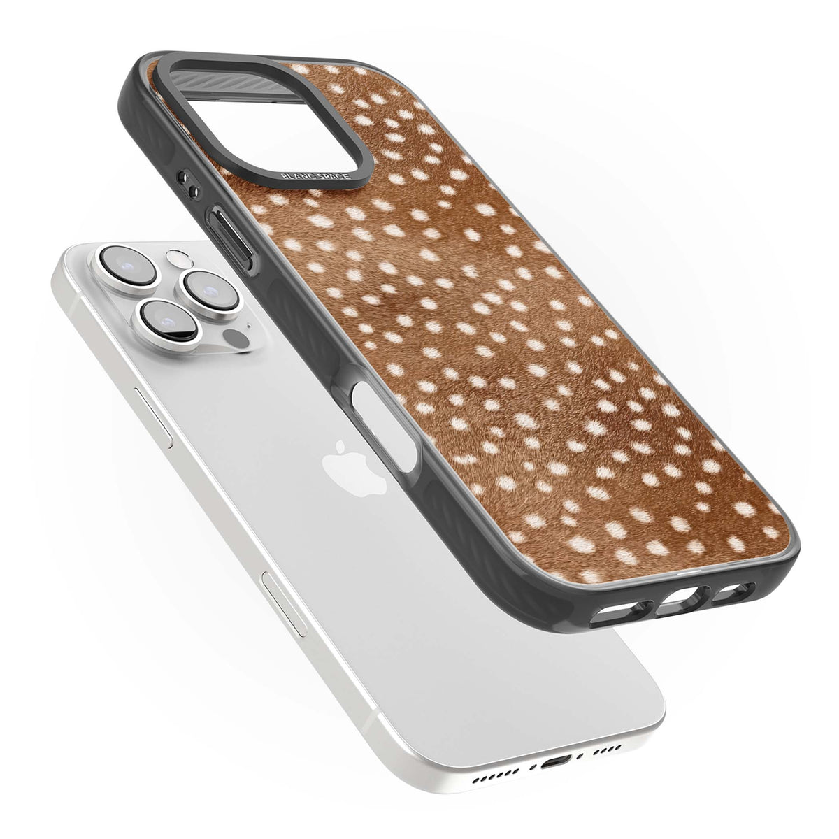 Deer Print animals iPhone case | Black Impact Magsafe case for iPhone 16 Pro, iPhone 16 Pro Max
