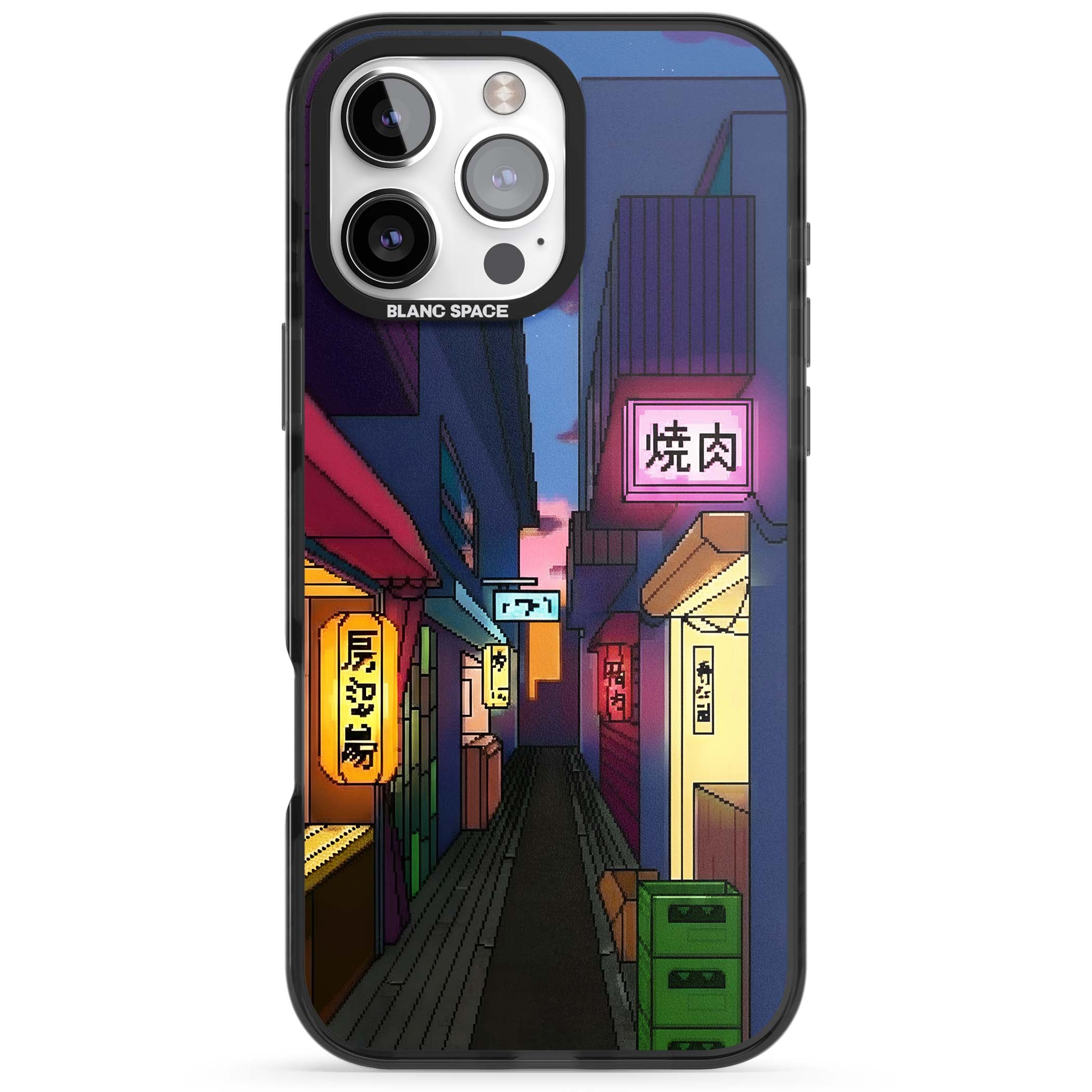 Nights In The Yokocho for him iPhone case | Black Impact Magsafe case for iPhone 16 Pro, iPhone 16 Pro Max