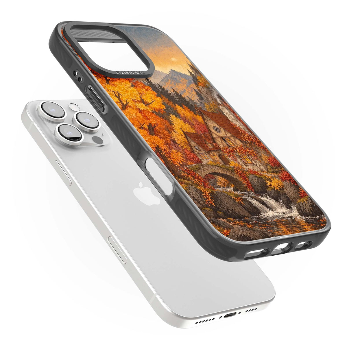 Auburn Cottage iPhone case | Black Impact Magsafe case for iPhone 16 Pro, iPhone 16 Pro Max