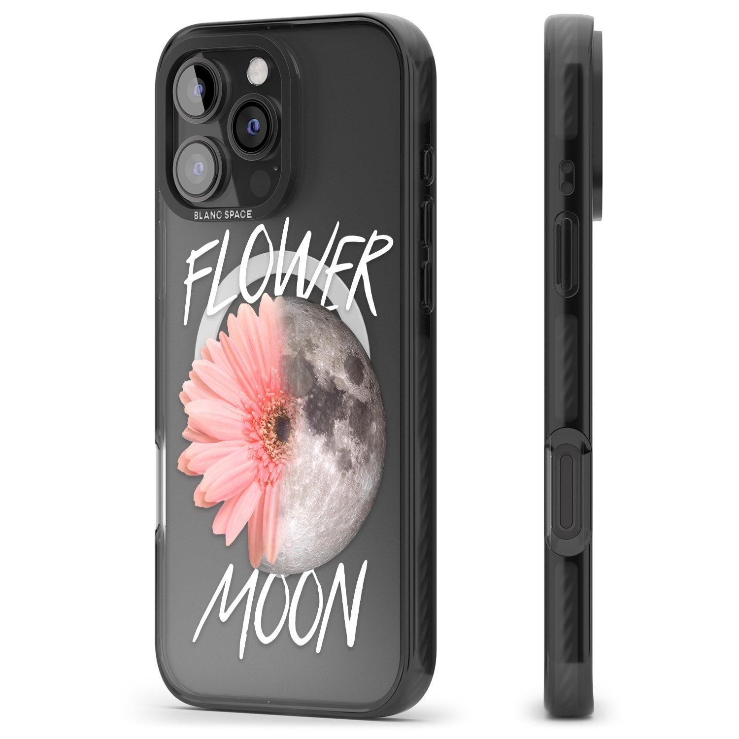 iPhone 16 Flower Moon Clear Impact Phone Case