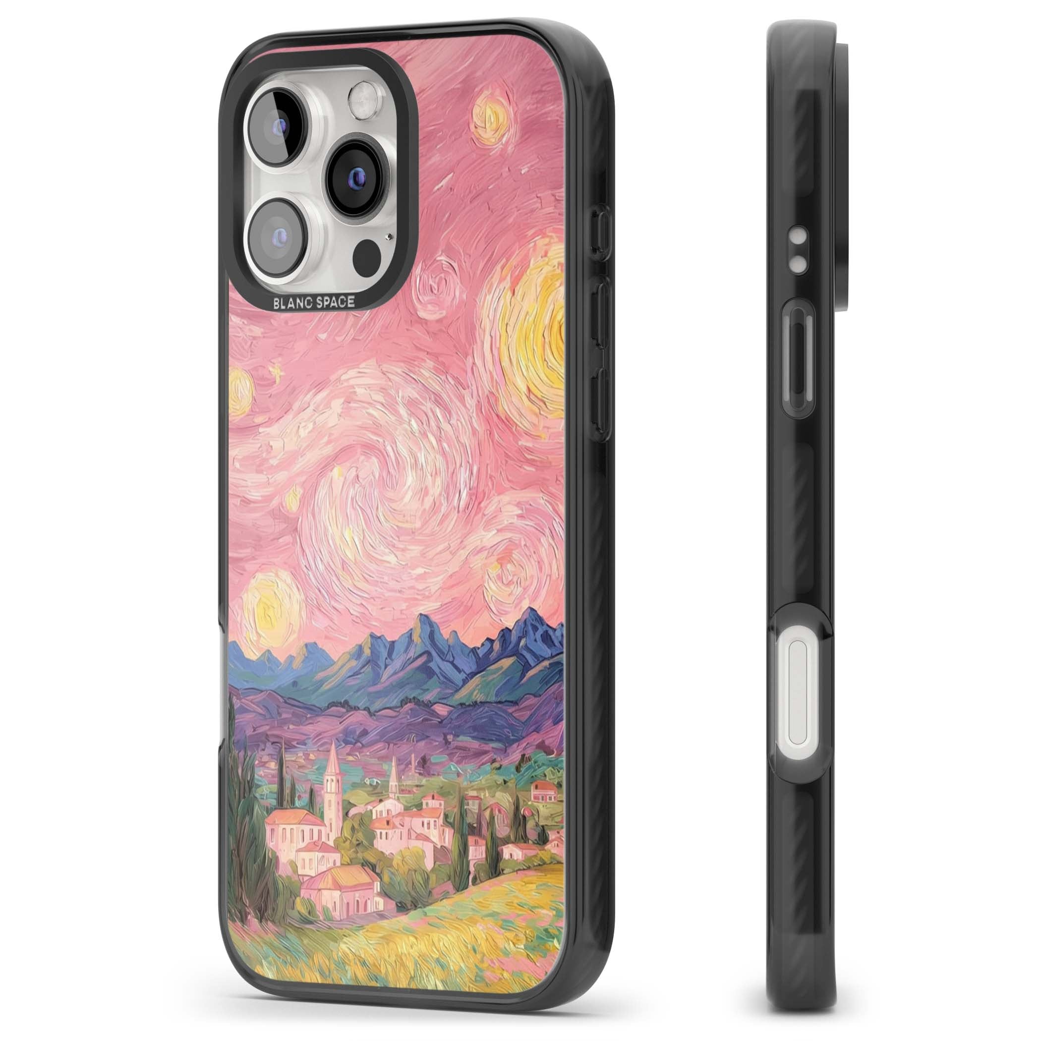 The Starry Sunset for her iPhone case | Black Impact Magsafe case for iPhone 16 Pro, iPhone 16 Pro Max