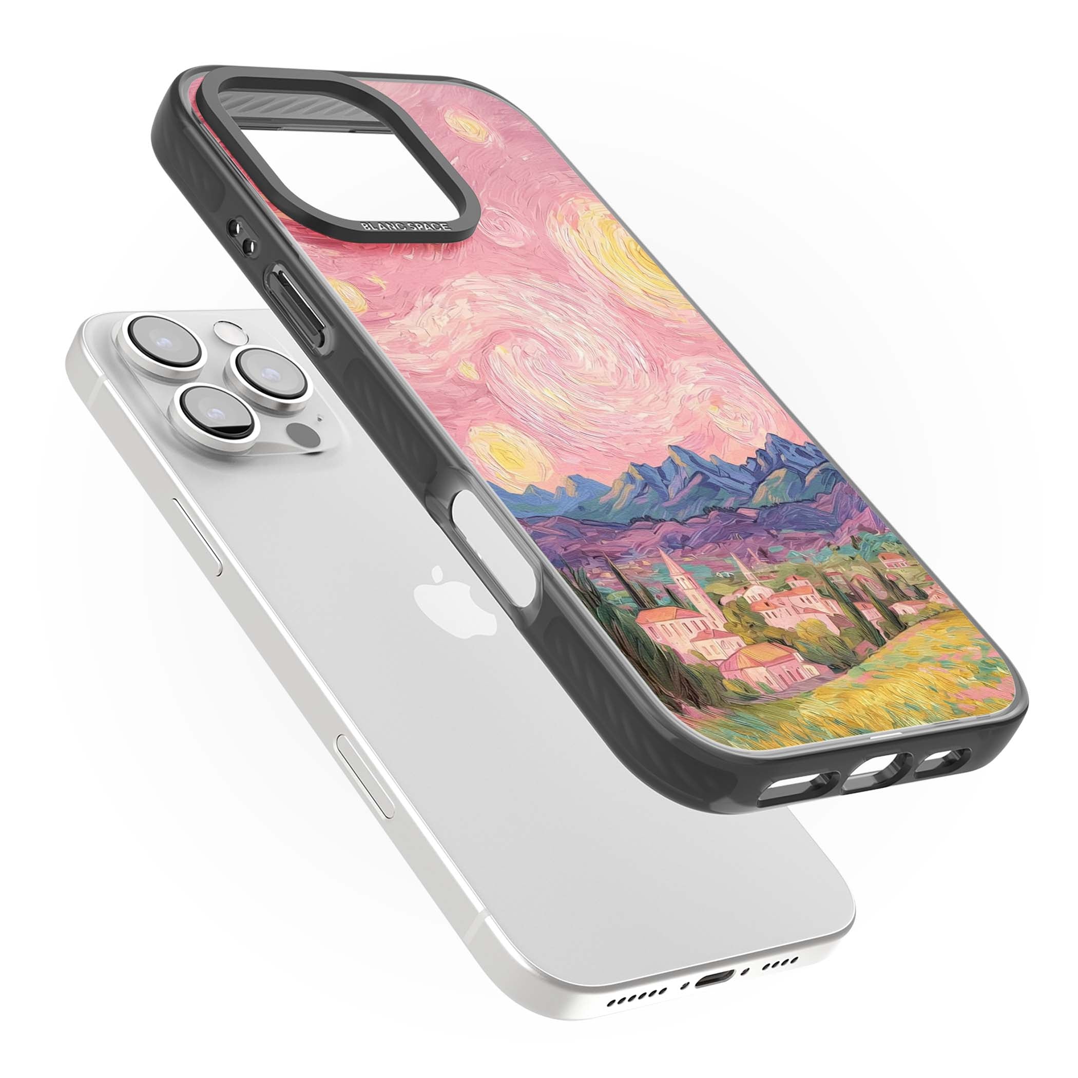 The Starry Sunset for her iPhone case | Black Impact Magsafe case for iPhone 16 Pro, iPhone 16 Pro Max
