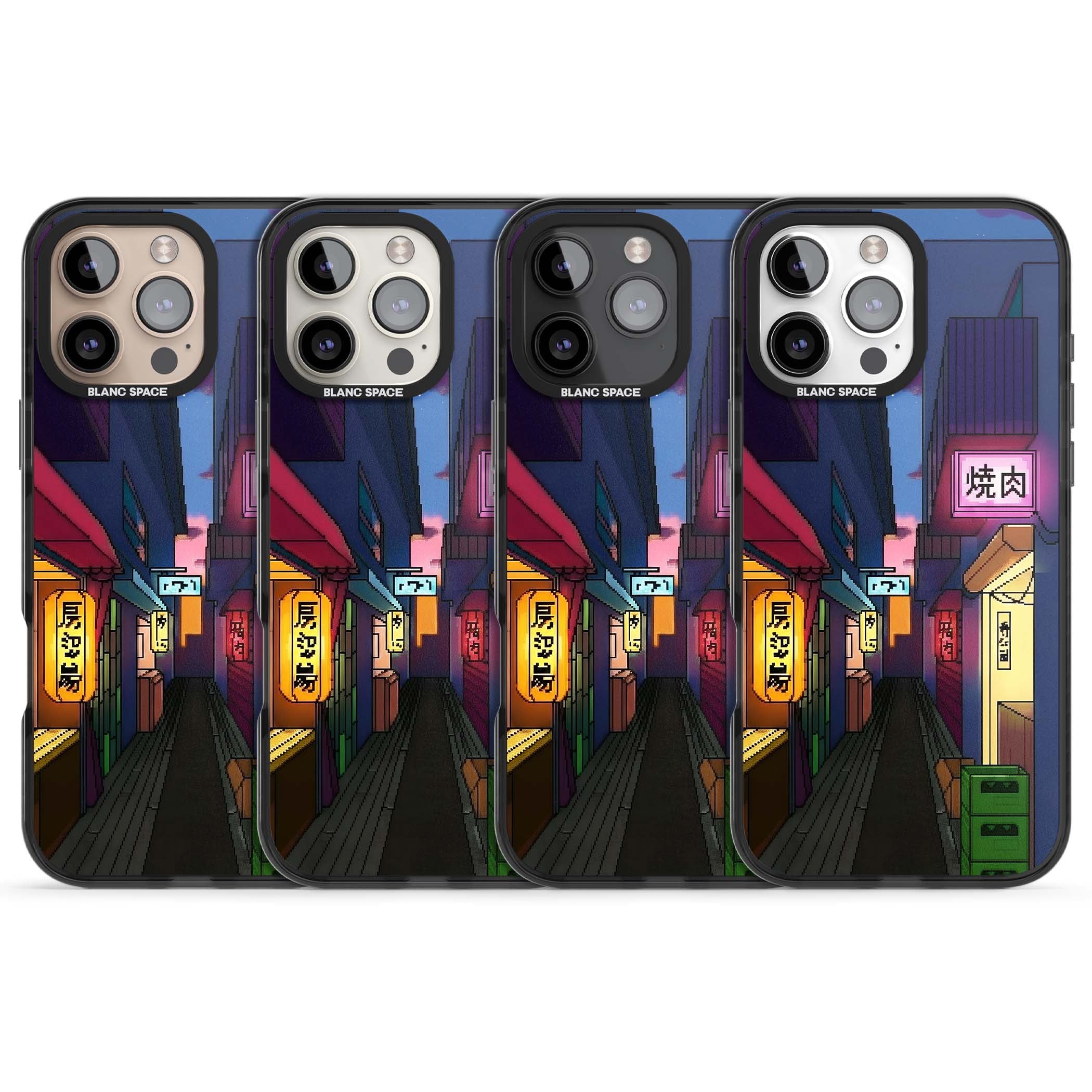 Nights In The Yokocho for him iPhone case | Black Impact case for iPhone 16 Pro, iPhone 16 Pro Max