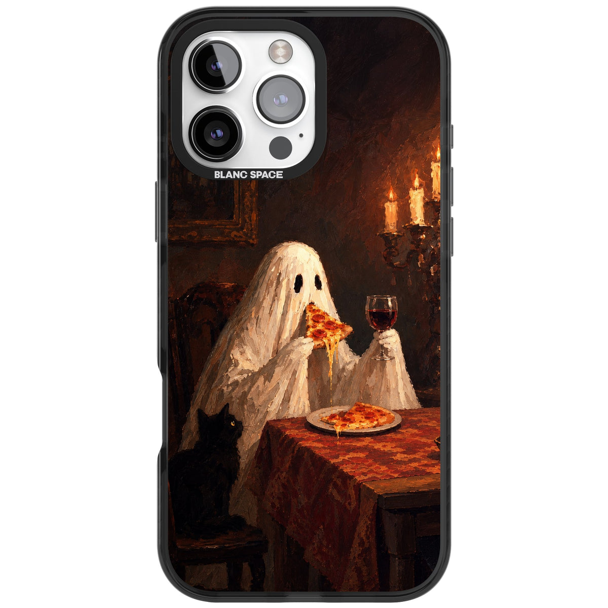 Lonely Night In iPhone 16 Pro Max Impact Black Phone Case front