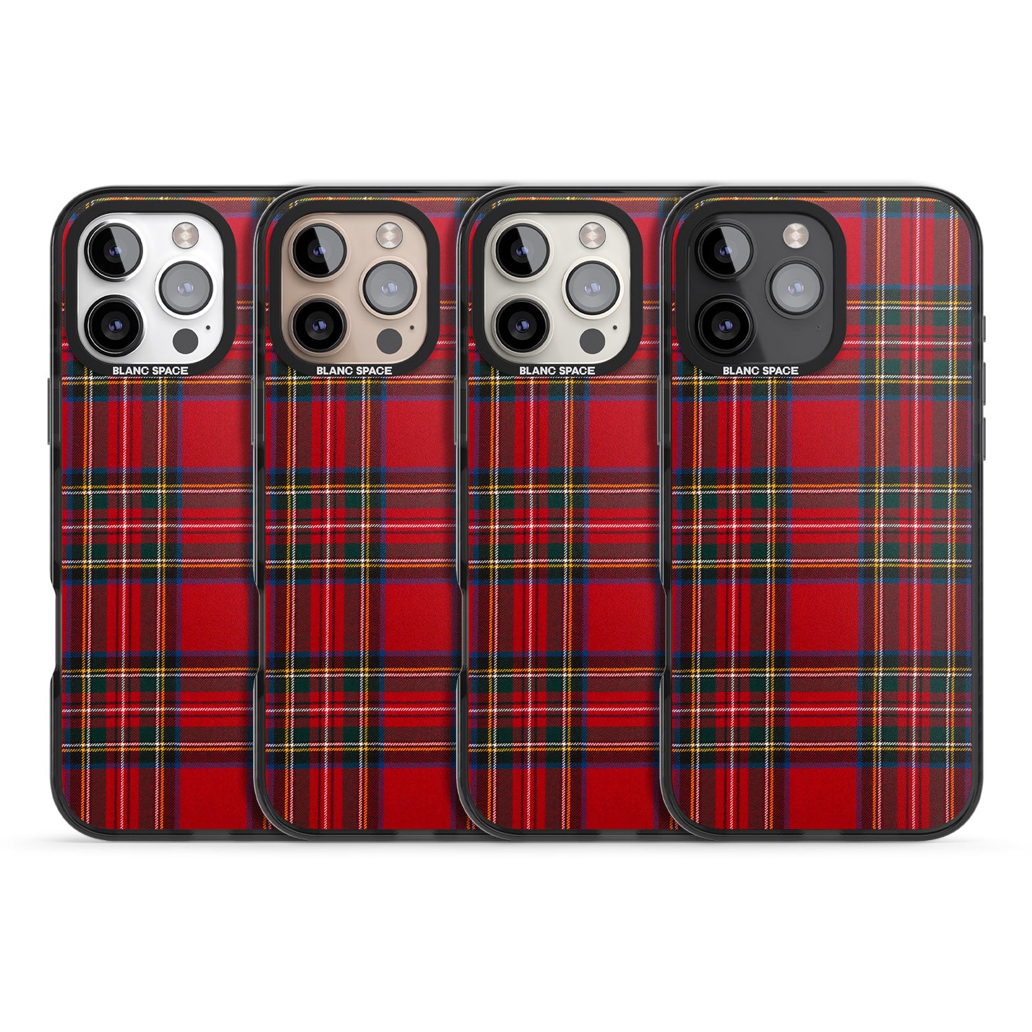 iPhone 16 Pro Max Royal Stewart Tartan Black Impact Phone Case