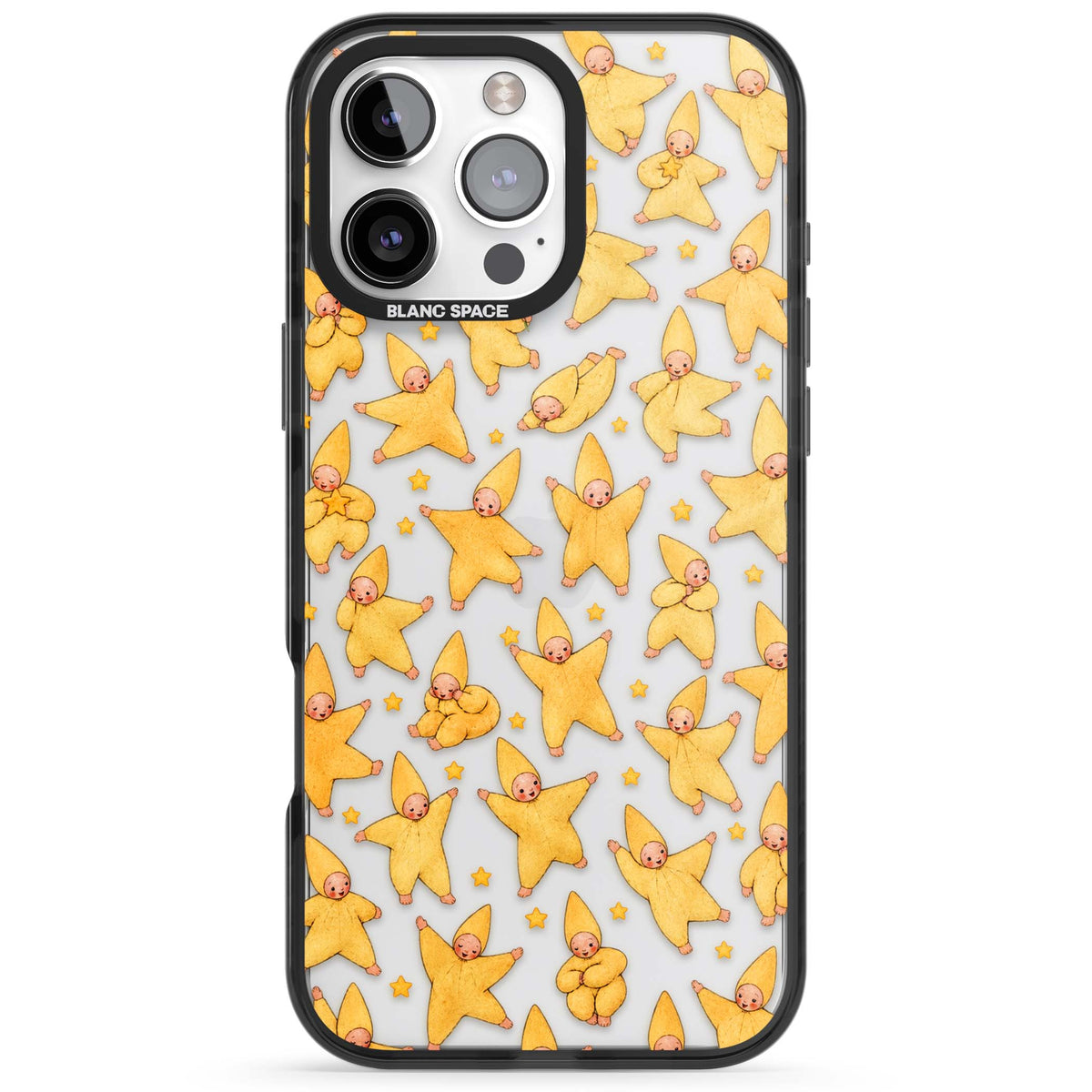 Dancing Star Babies for her iPhone case | Black Impact case for iPhone 16 Pro, iPhone 16 Pro Max