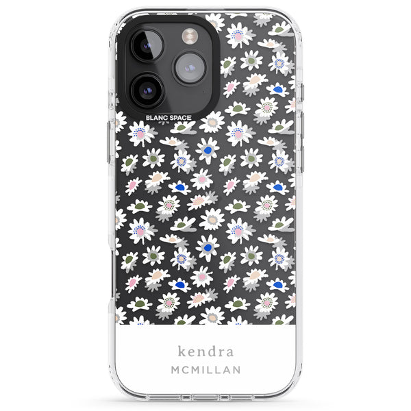 Personalised Grey & White Daisies