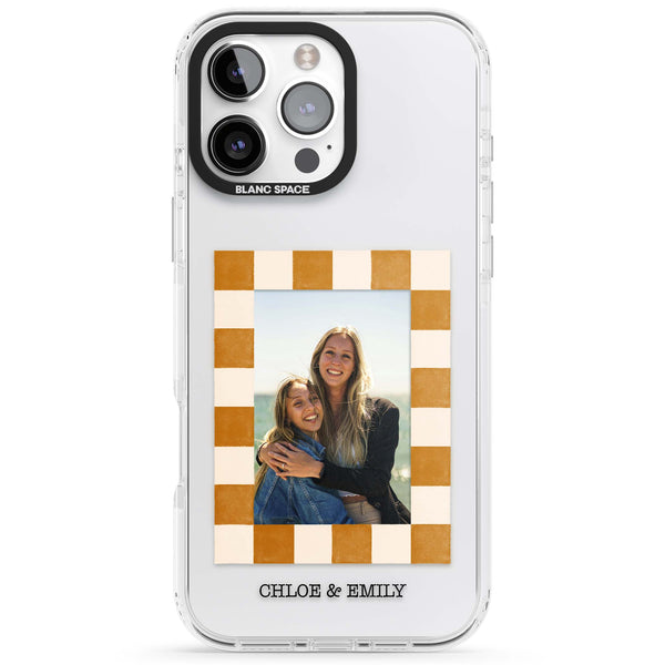 Personalised Citrus Check Photo