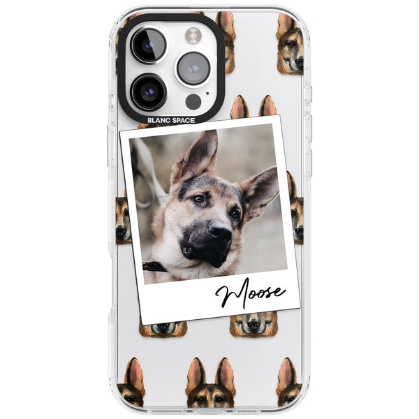 Personalised German Shepherd Instant Camera Photo