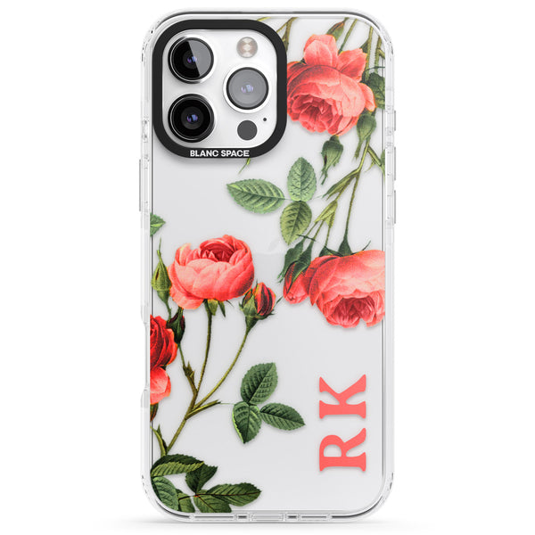 Personalised Vintage Floral Rose