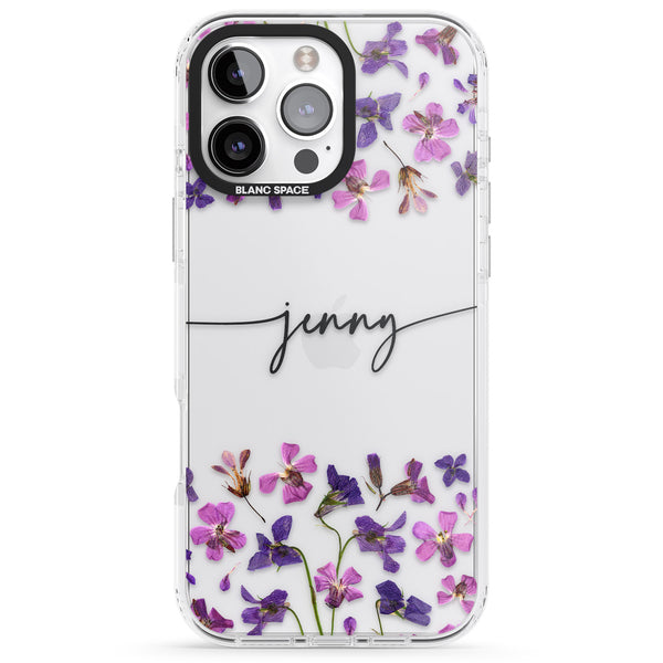 Personalised Purple Wildflowers