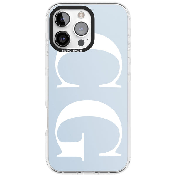 Personalised White & Blue Letters