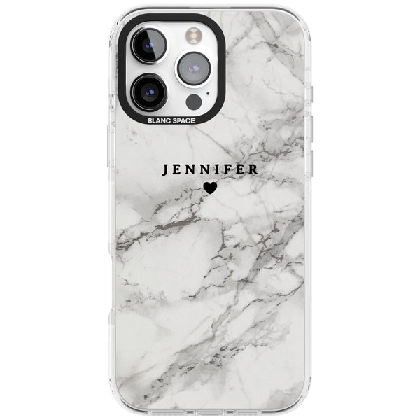 Personalised Classic Grey Marble