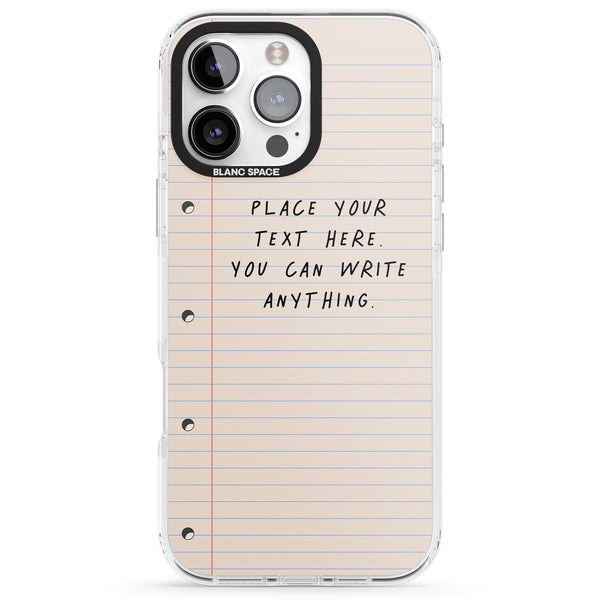 Personalised Lined Paper