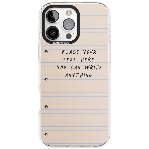 Personalised Lined Paper