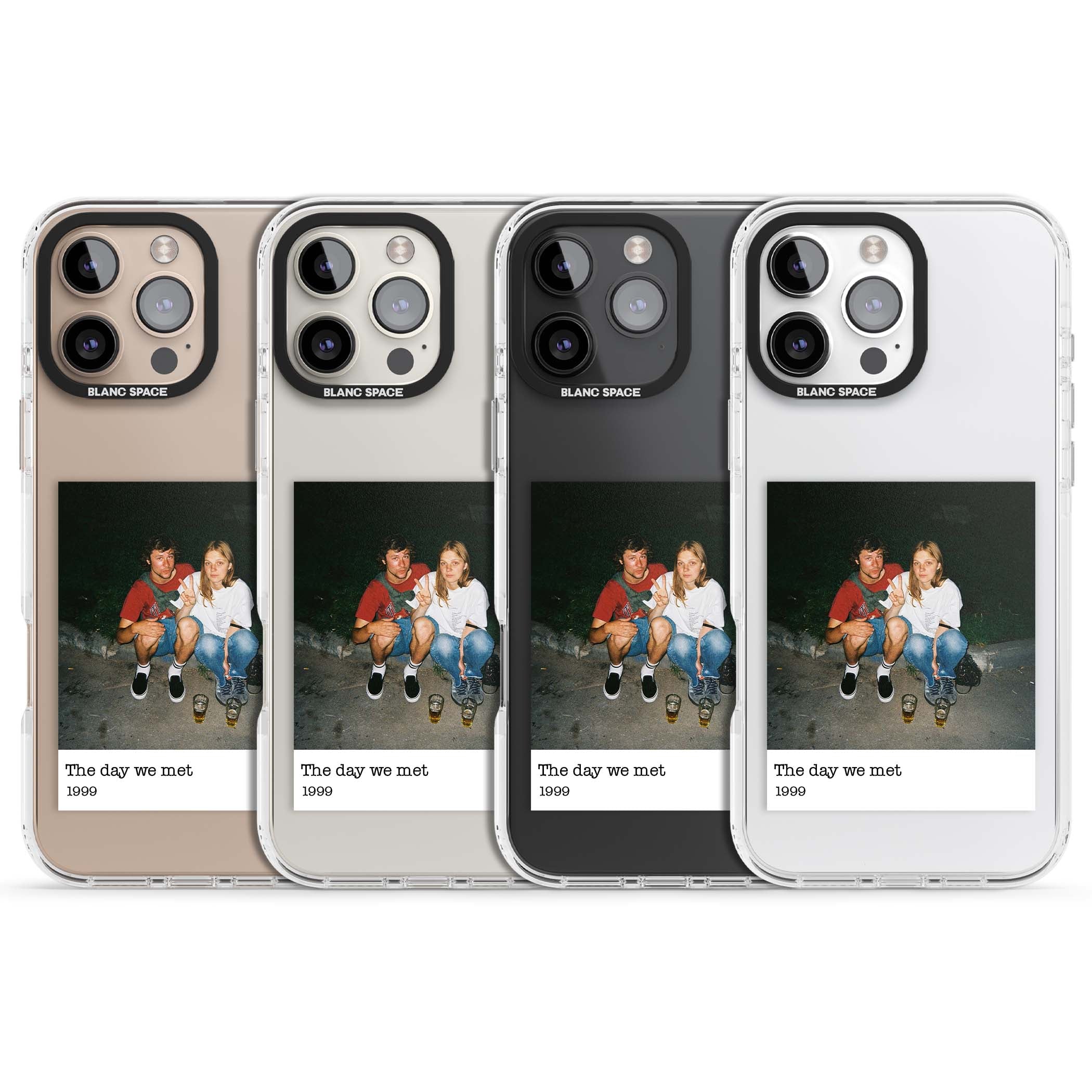 Photo Memory minimal iPhone case | Clear Impact case for iPhone 16 Pro, iPhone 16 Pro Max