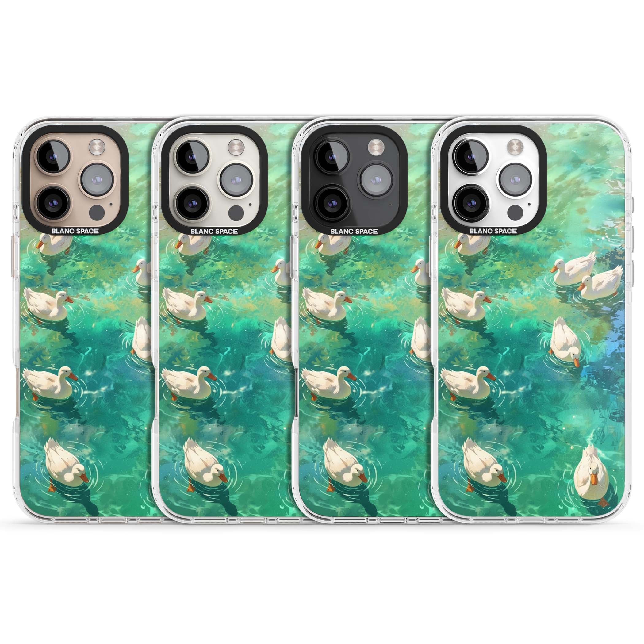 Ducks In The Pond for her iPhone case | Clear Impact case for iPhone 16 Pro, iPhone 16 Pro Max