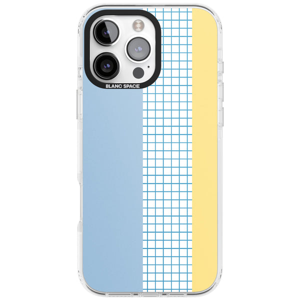 Abstract Grid Blue & Yellow