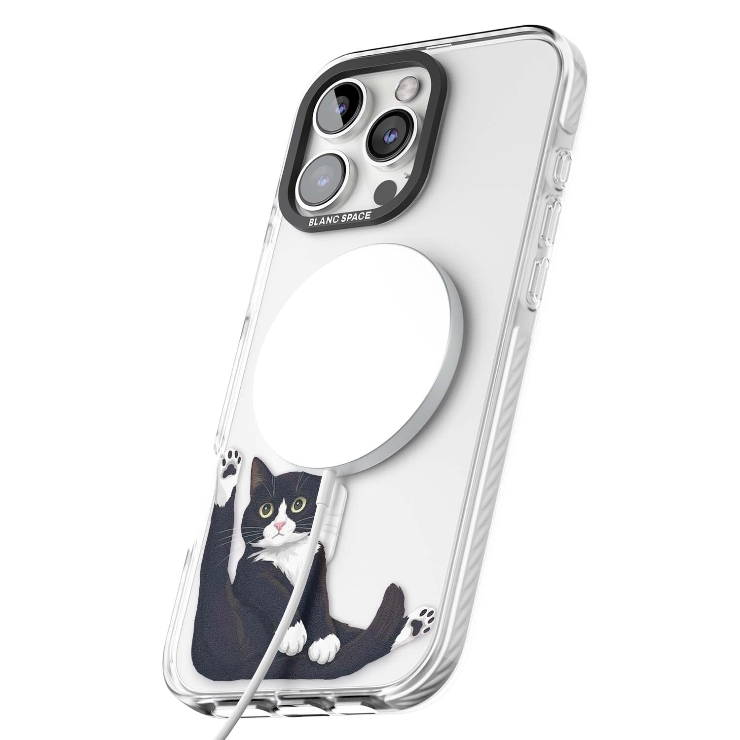 Mid-Groom Cat animals iPhone case | Impact Magsafe case for iPhone 16 Pro, iPhone 16 Pro Max
