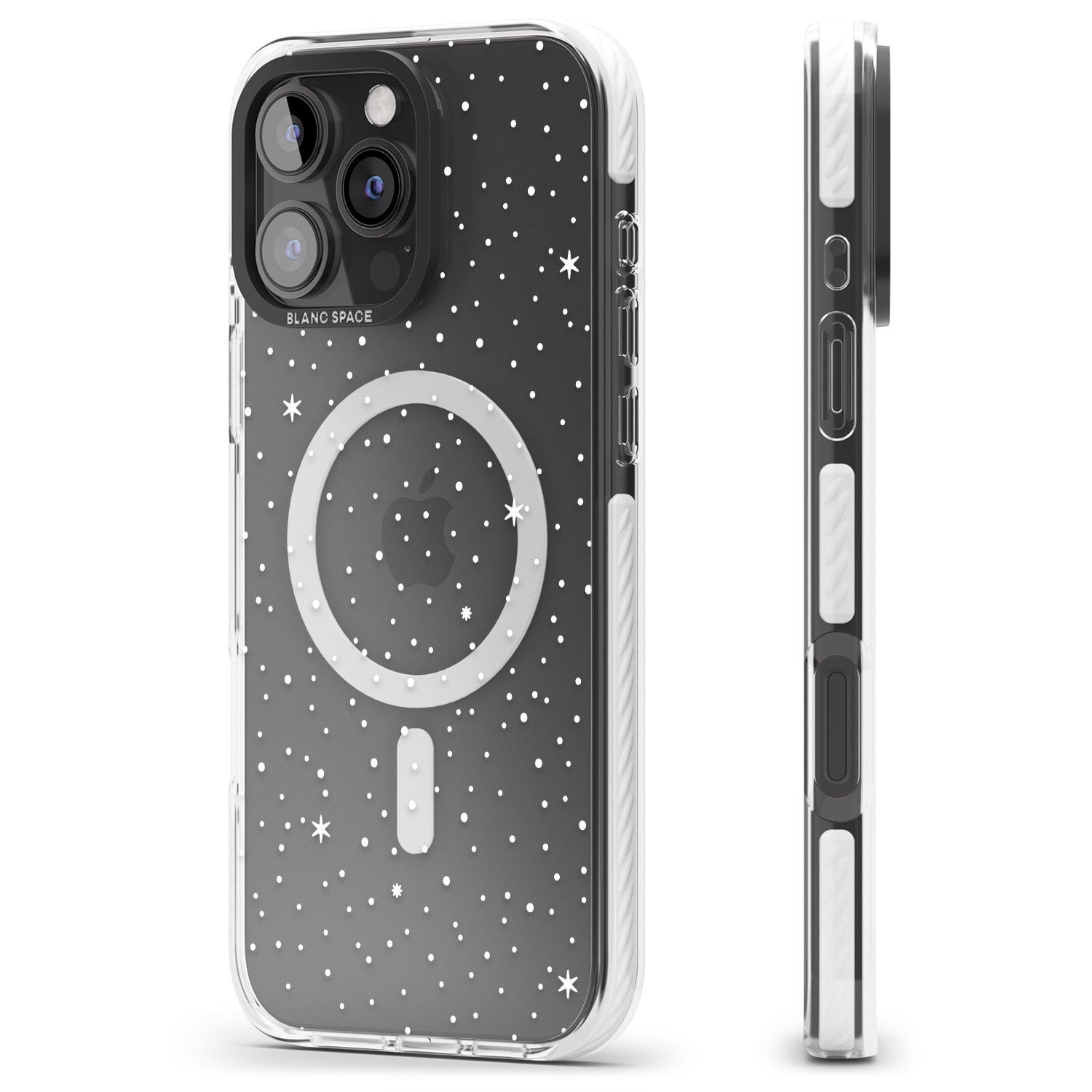 iPhone 16 Pro Max Celestial Starry Sky White Black Impact Phone Case