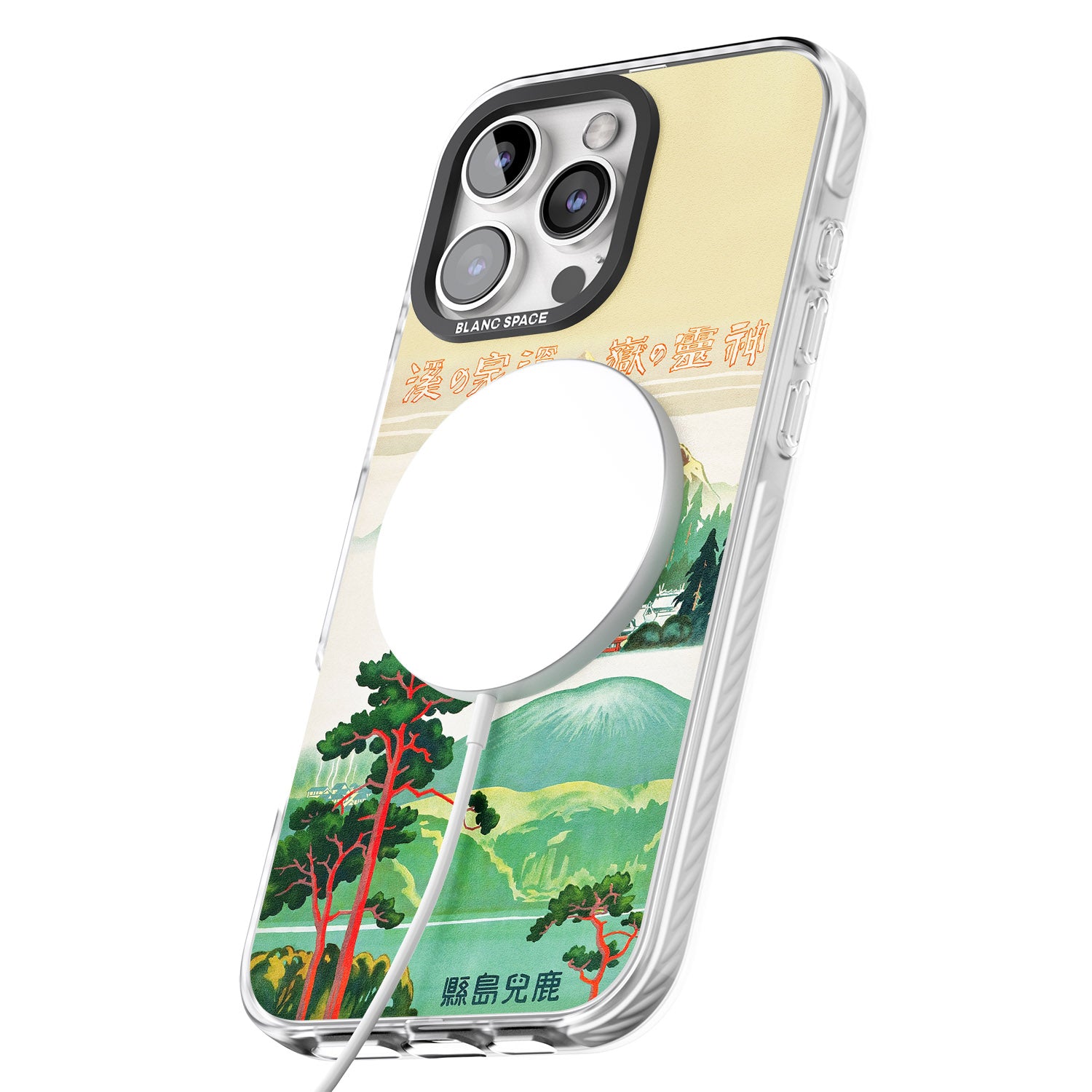 iPhone 16 Pro Max Japan Travel Poster (1930s) Black Impact Phone Case + Magsafe