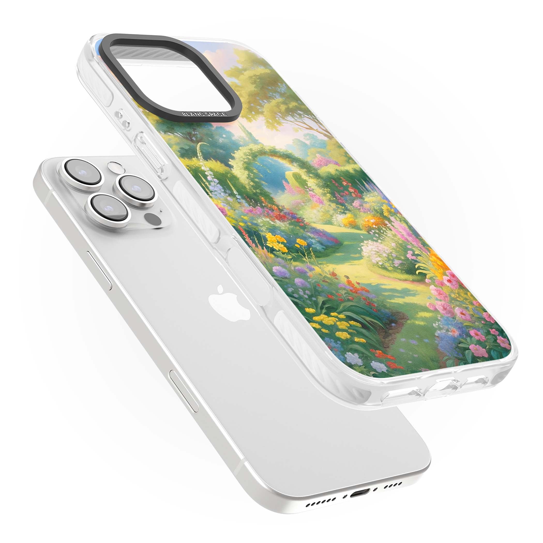 The Painter's Garden floral iPhone case | Impact Magsafe case for iPhone 16 Pro, iPhone 16 Pro Max