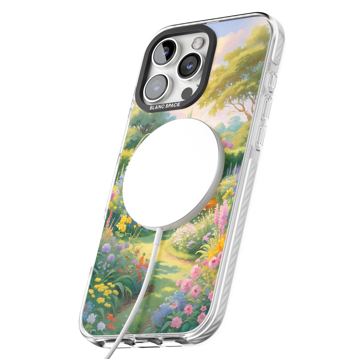 The Painter's Garden floral iPhone case | Impact Magsafe case for iPhone 16 Pro, iPhone 16 Pro Max