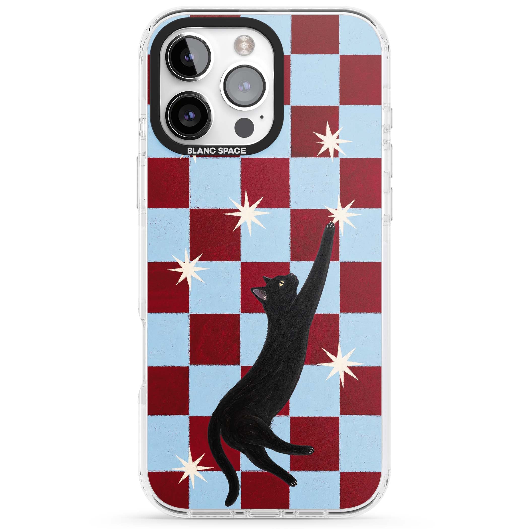 Starlit Kitty animals iPhone case | Impact Magsafe case for iPhone 16 Pro, iPhone 16 Pro Max