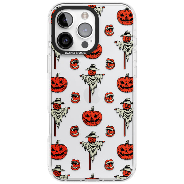 Retro Red Pumpkins & Scarecrows