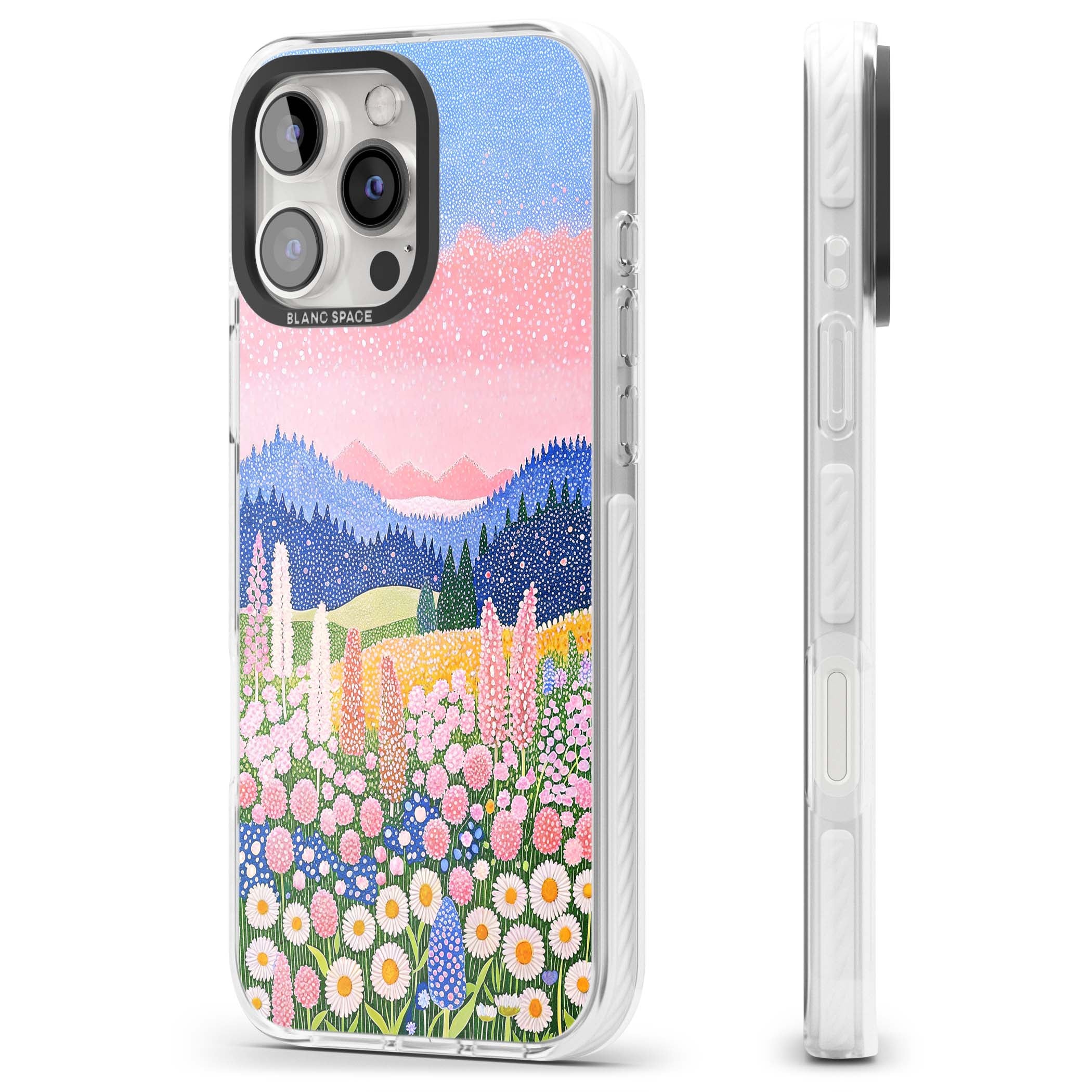 Valley Horizon cottagecore iPhone case | Clear Impact case for iPhone 16 Pro, iPhone 16 Pro Max