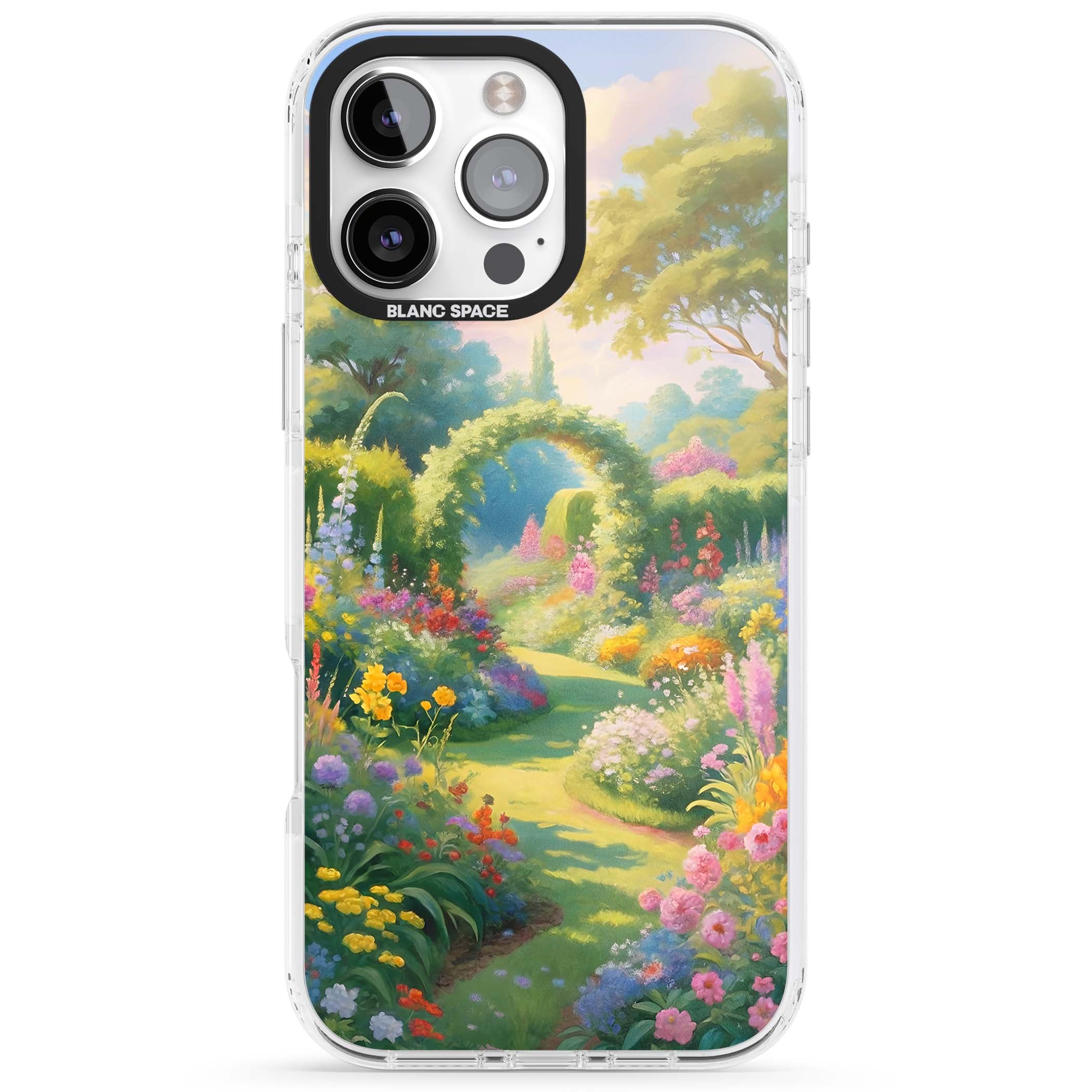 The Painter's Garden floral iPhone case | Clear Impact case for iPhone 16 Pro, iPhone 16 Pro Max