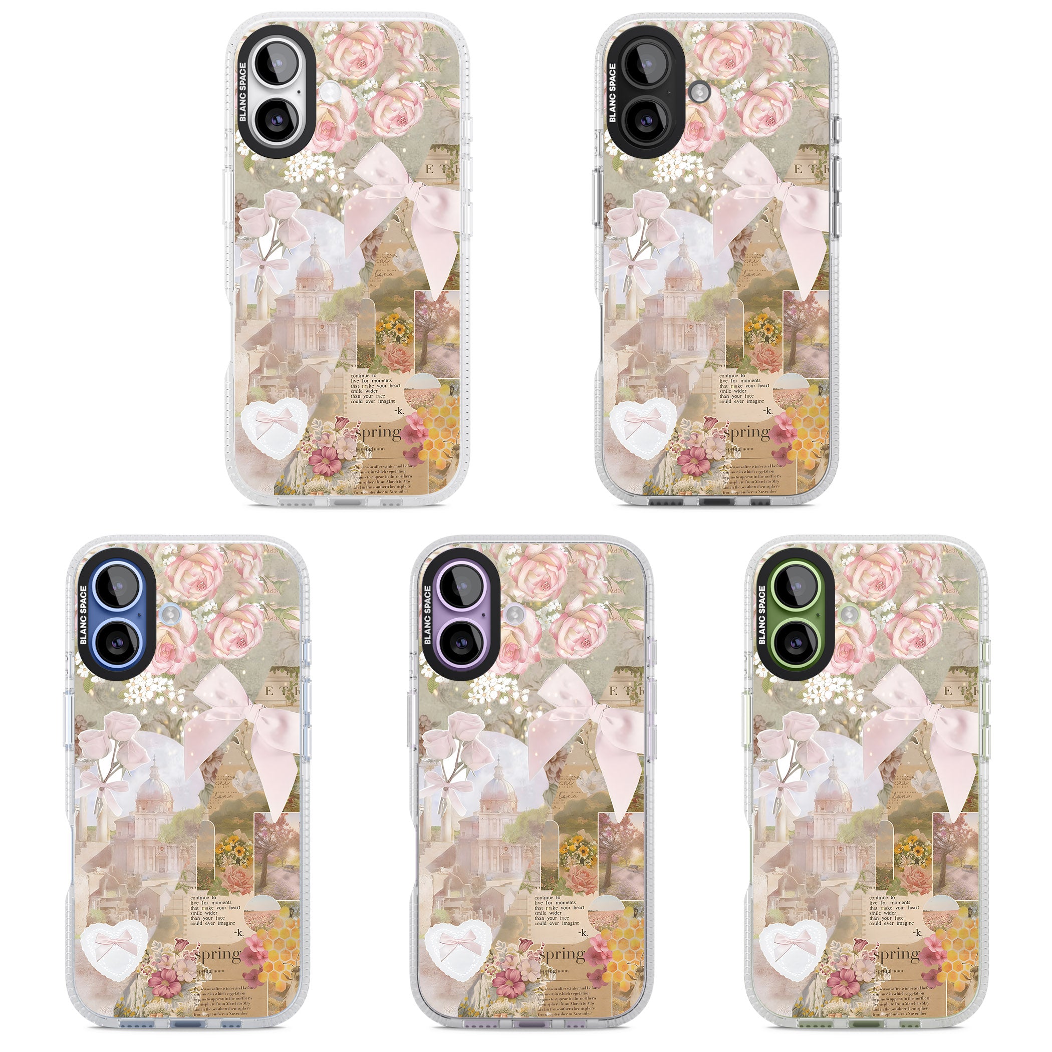 Coquette Collage iPhone 17 Impact Air Clear Phone Case APT Impact Protection