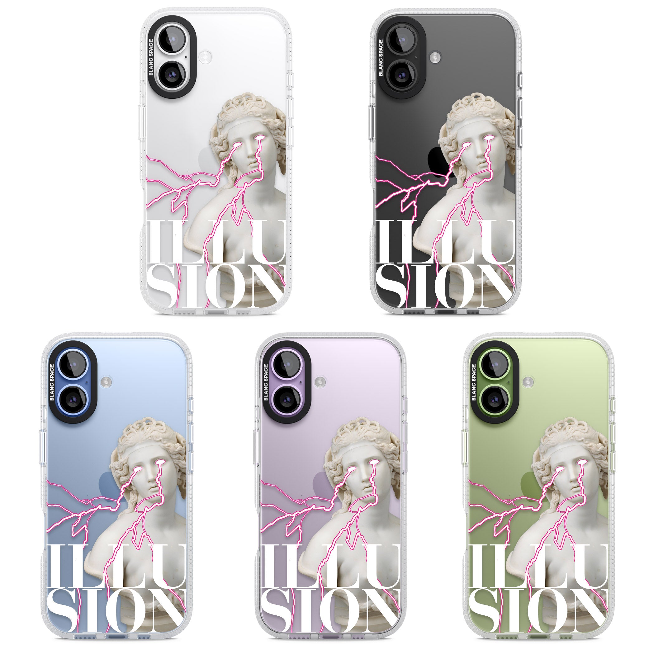 Illusion iPhone 17 Impact Air Clear Phone Case APT Impact Protection