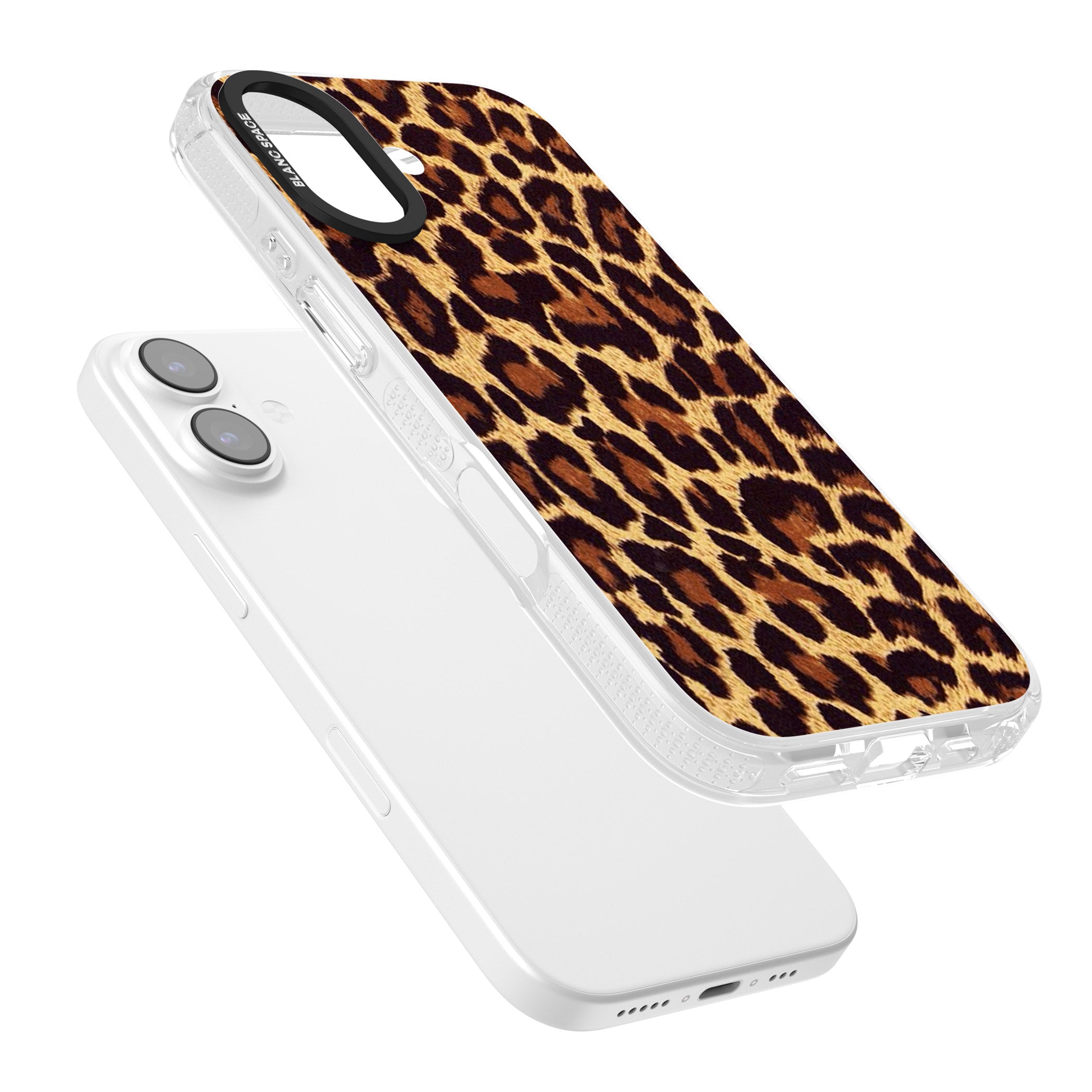 Gold Leopard Print iPhone 17 Impact Air Clear Phone Case Colours