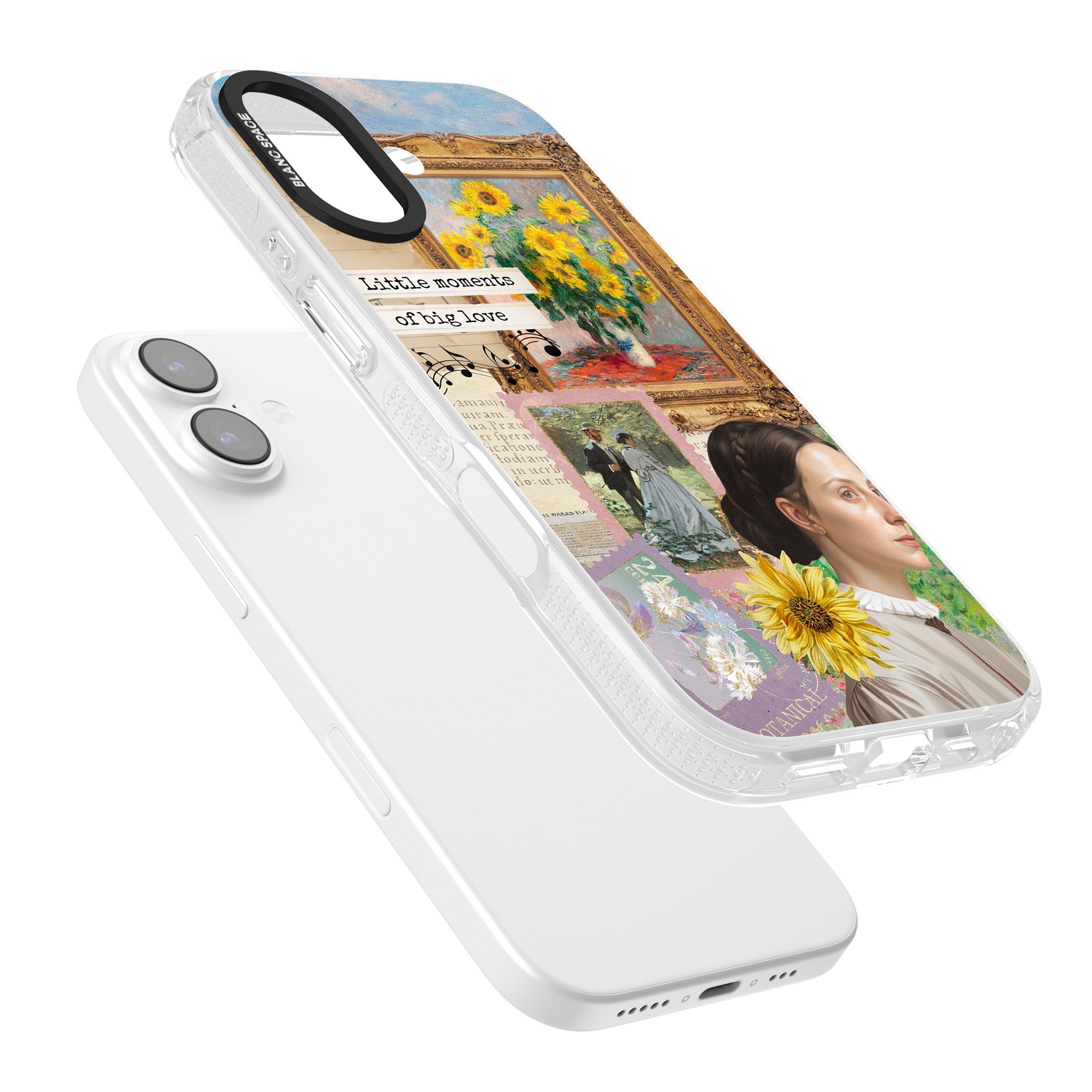 Monet 'Little Moments' Collage iPhone 17 Impact Air Clear Phone Case Colours